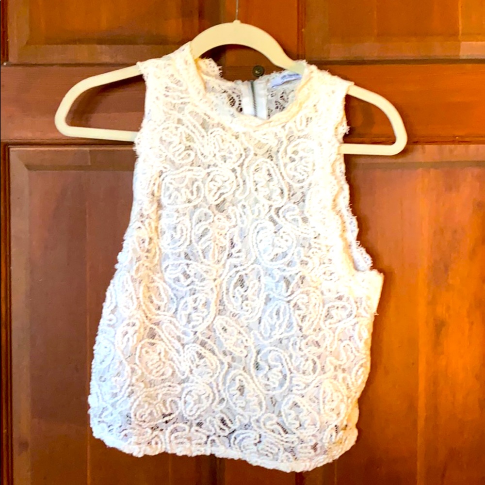 White Lace Zara Top